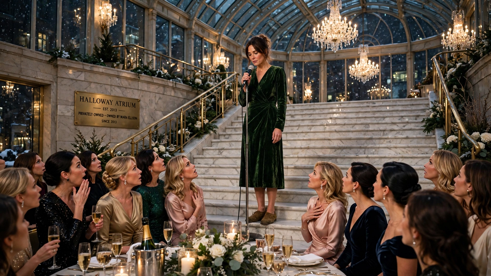 The woman they mocked at the gala for her off-brand dress was the owner of the building